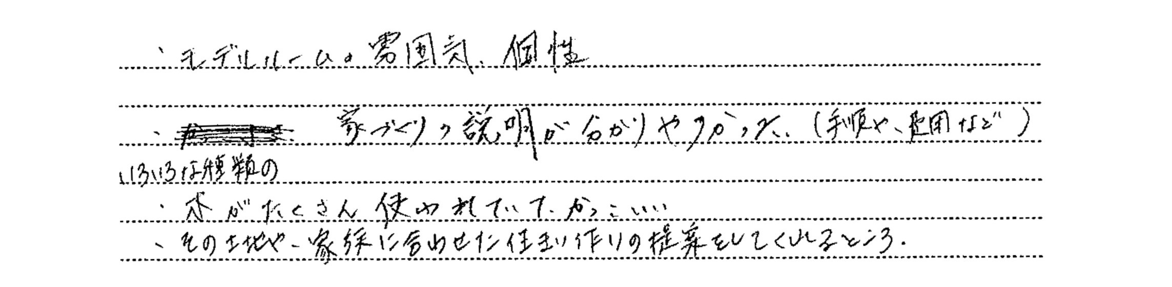 お客様の声Vol.15